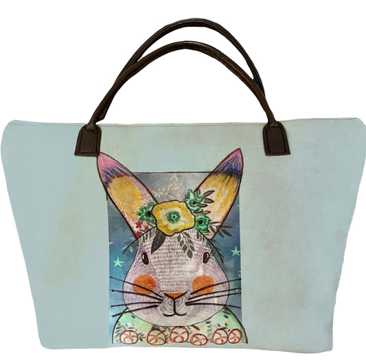 Bunny Tote Bag handmade