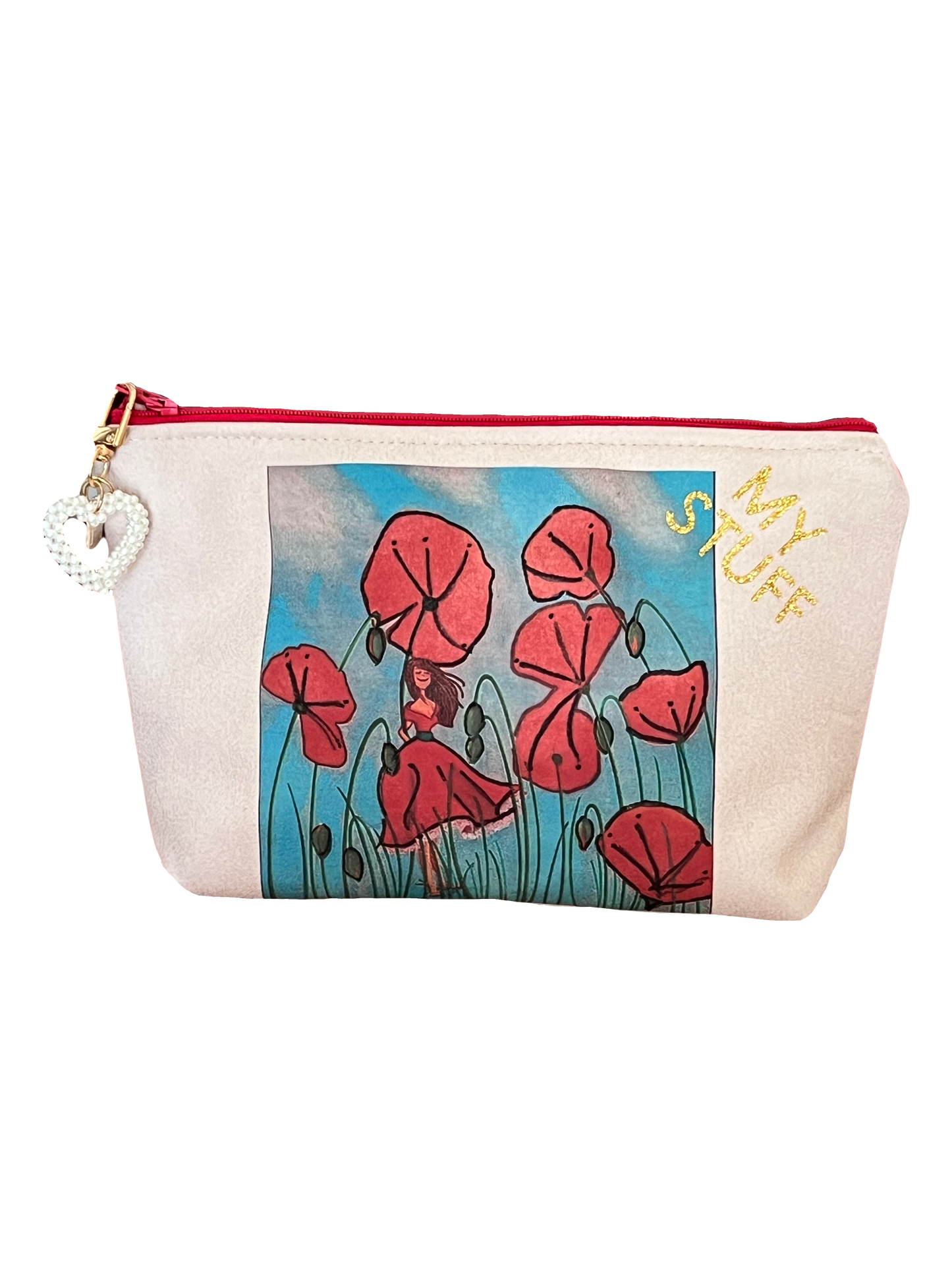 Leather Pencil Case / Cosmetic Bag